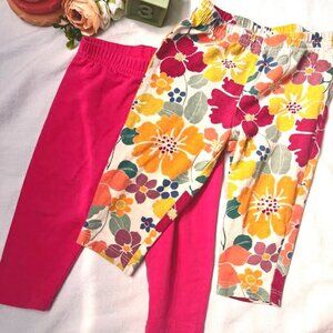 Pink & Floral Leggings Bundle